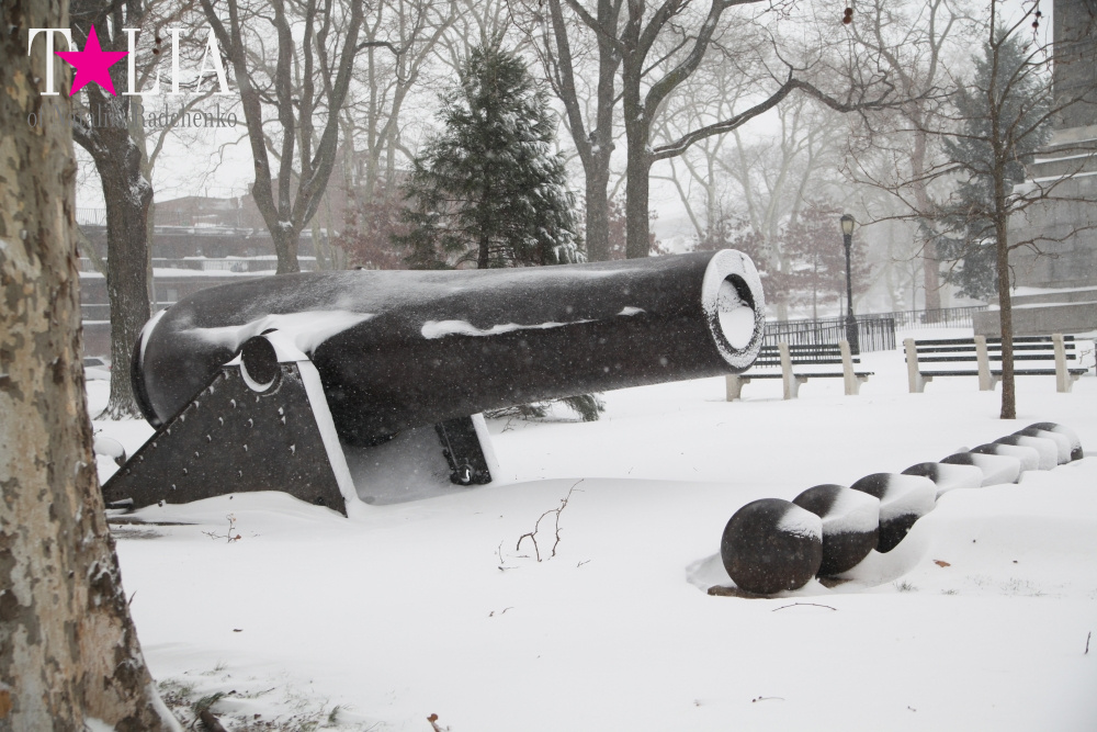 Снежный Шторм в Нью-Йорке 23 января 2016